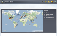 airline network management on Airlines Manager